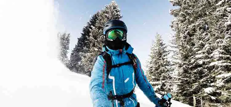 Ski Helmet with Visor vs Goggles